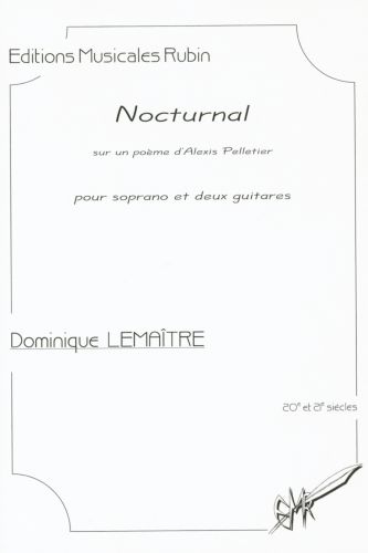 einband Nocturnal pour soprano et deux guitares Rubin