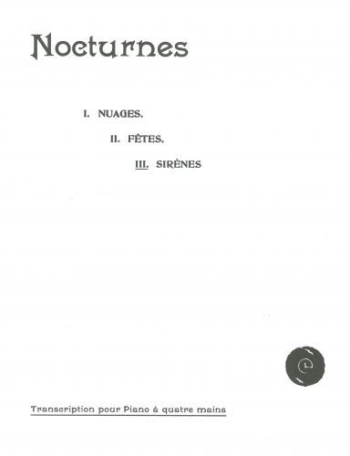 einband Nocturnes (3) : Sirènes Jobert