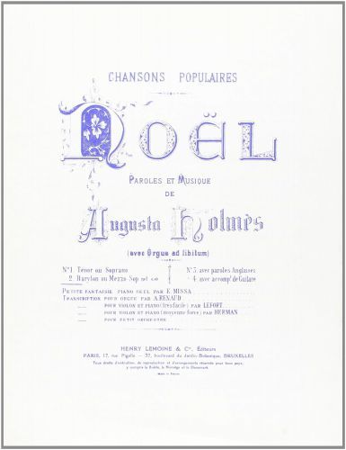 einband Noël Editions Henry Lemoine