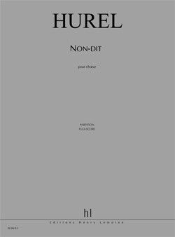 einband Non-dit Editions Henry Lemoine