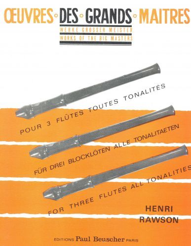 einband Oeuvres des grands matres Paul Beuscher