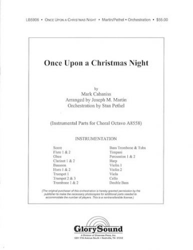 einband Once Upon a Christmas Night Shawnee Press
