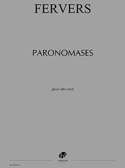 einband Paronomases Editions Henry Lemoine
