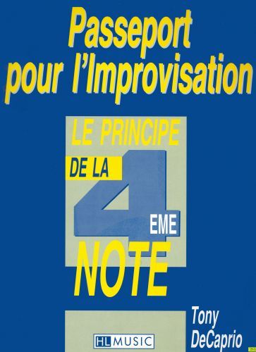 einband Passeport pour l'improvisation Editions Henry Lemoine