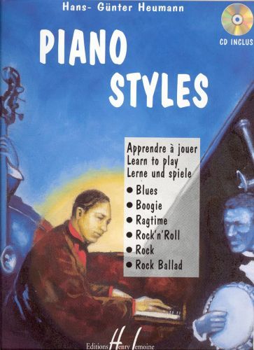 einband Piano styles Editions Henry Lemoine