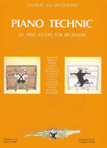 einband Piano technic - 101 Studies for beginners Editions Henry Lemoine