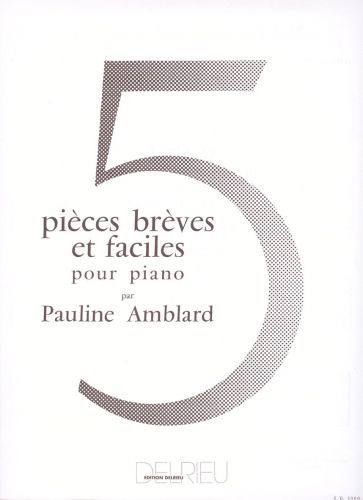 einband Pi�ces br�ves et faciles (5) Delrieu
