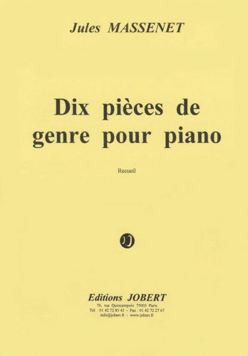 einband Pi�ces de genre (10) Jobert
