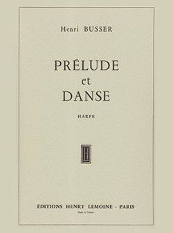einband Prlude et Danse Editions Henry Lemoine