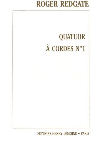 einband Quatuor n�1 Editions Henry Lemoine