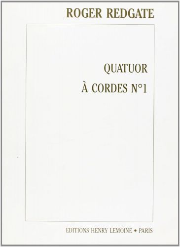 einband Quatuor n�1 Editions Henry Lemoine
