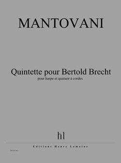 einband Quintette pour Bertold Brecht Editions Henry Lemoine