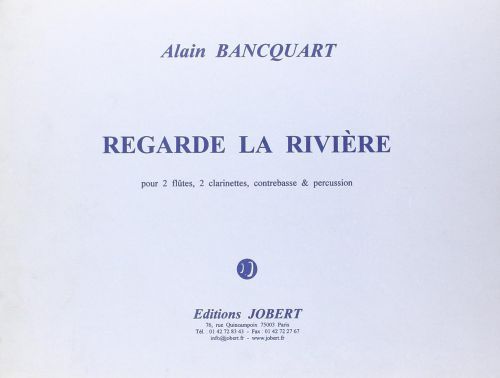einband Regarde la rivire Jobert