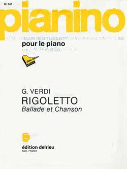 einband Rigoletto - Pianino 141 Delrieu