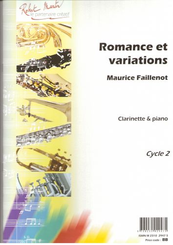einband Romance et Variations Robert Martin