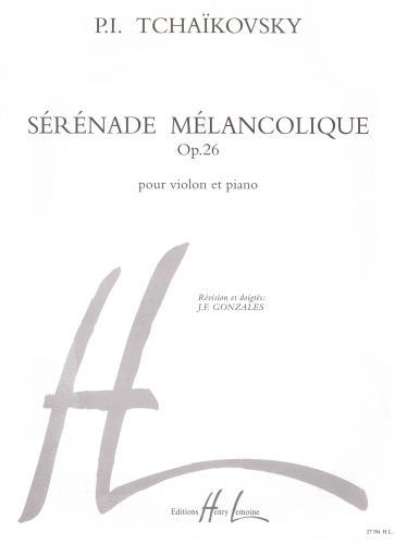 einband Srnade Mlancolique Editions Henry Lemoine