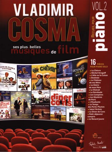 einband Ses plus belles Musiques de Film Vol. 2 Editions Robert Martin