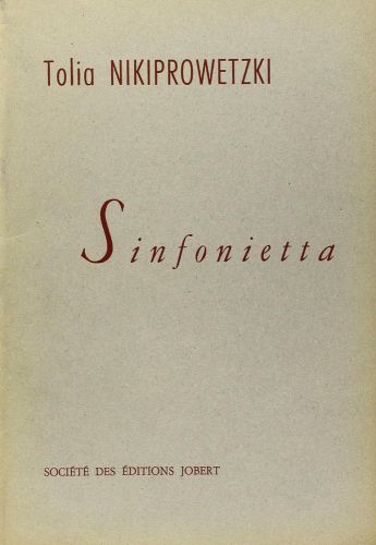 einband Sinfonietta Jobert