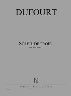 einband Soleil de proie Editions Henry Lemoine