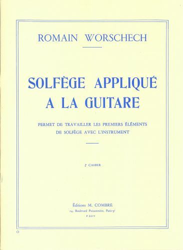 einband Solfge appliqu  la guitare Vol.2 Combre