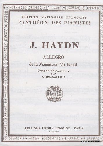 einband Sonate n3 : Allegro Editions Henry Lemoine