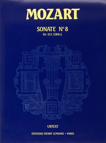 einband Sonate n8 KV311 Editions Henry Lemoine