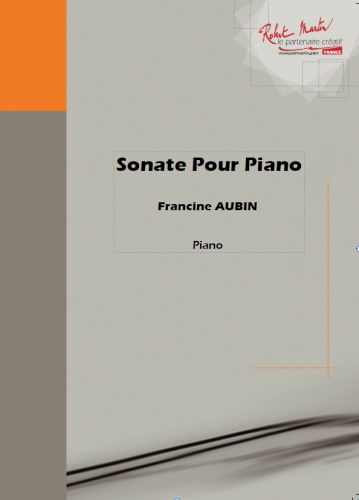 einband Sonate Pour Piano Robert Martin