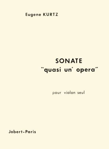 einband Sonate quasi un' opera Jobert