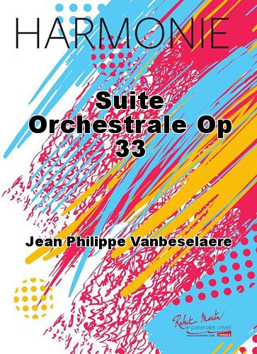 einband Suite Orchestrale Op 33 Martin Musique