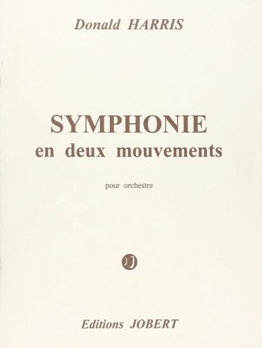einband Symphonie en 2 mouvements Jobert
