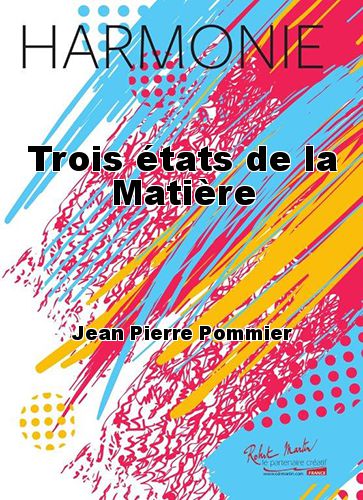 einband Trois tats de la Matire Martin Musique