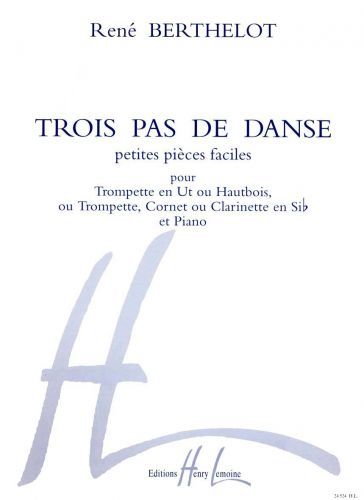 einband Trois pas de danse Editions Henry Lemoine
