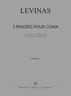einband Trois penses pour Coma Editions Henry Lemoine