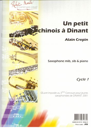 einband Un Petit Chinois  Dinant, Alto ou Soprano ou Tnor Robert Martin