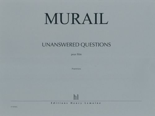 einband Unanswered Questions Editions Henry Lemoine