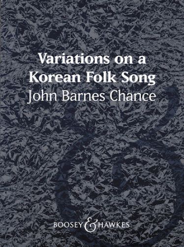 einband Variations on a Korean Folk Song Boosey