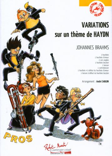 einband VARIATIONS SUR UN THEME DE HAYDN Editions Robert Martin
