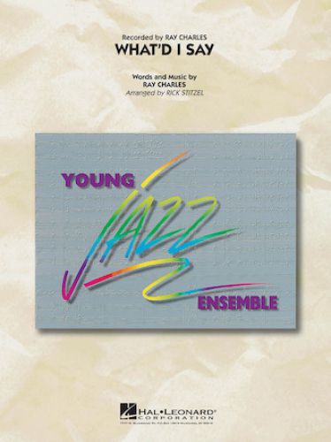 einband What'd I Say Hal Leonard